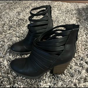 Black Heeled Booties